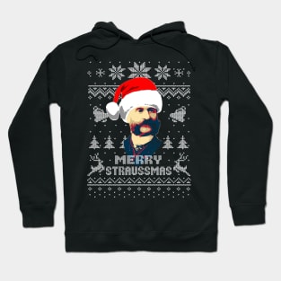 Johan Strauss Merry Straussmas Hoodie